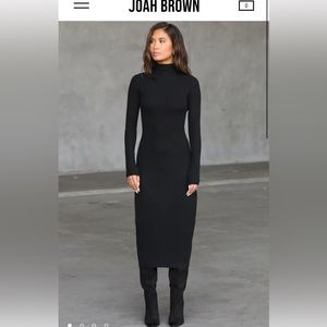 NWT Joah Brown mock neck midi dress